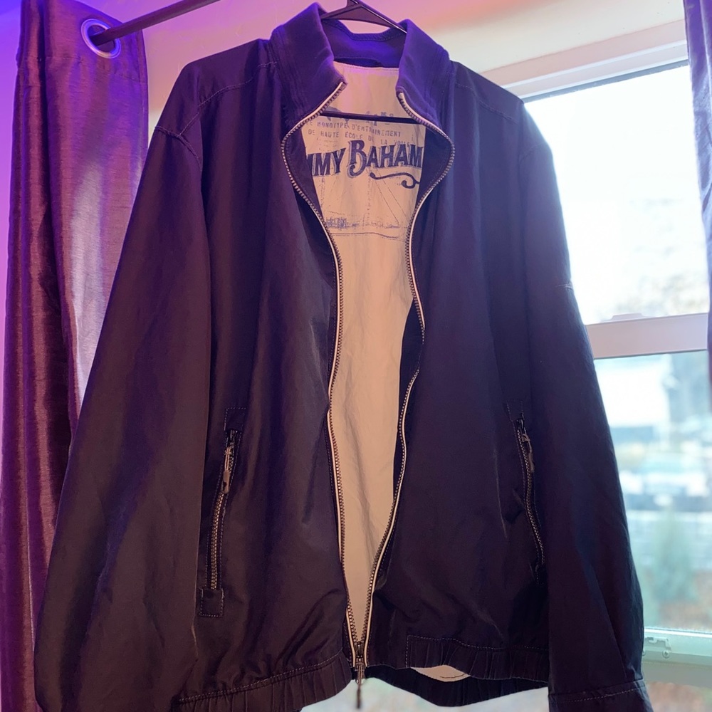 Vintage Tommy Bahama Mens Bomber Jacket
